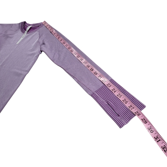 Lululemon Rest Less PulloverDiagonal Rib Wisteria Purple / Lavender Dew - Picture 9 of 14